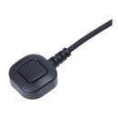 Throat Vibration Mic Speaker w/ PTT Finger Button