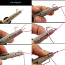 Manual Fishing Hook Tier ABS Fishhook Tippet Knotter Fishing Tools Tackle A