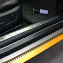 4PCS/set Car Accessories Door Sill Scuff Welcome Pedal Protect Carbon Fiber C3O4