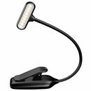 Reading Light, Clip on Book Light with 3 Brightness Light & Stepless Adjust V4B8