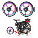 2x Deluxe Folding Bike Easy Wheel Easy Wheel Repair For Brompton Components