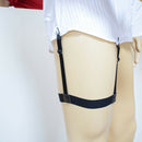 4x Elastic Shirts Stay Garter Belt Holder Stock Fastener Non-slip Suspender
