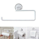 Kitchen Accessories Storage Holder Vacuum Sucker Paper Towel Rack Adhesive