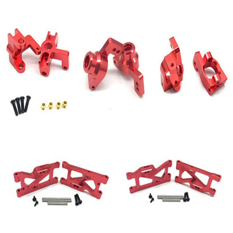 5x 1/14 RC Cars Parts Kit Rear Hub Carriers C Socket Fits WLtoys 1:14 144001