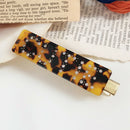 Women Girl Fashion Rhinestone Leopard Hairpin Barrette Hair Slide Clip headwear