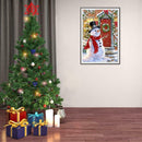 5D DIY Full Drill Diamond Painting Christmas Snowman Cross Stitch Embroider
