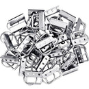 40 Piece Key Ring Hardware Keychain Bracelet Hardware with Lanyard Key Ring X1J3