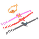 2pcs Dinosaur Party Rubber Bangle Bracelet Baby Shower Birthday Party Decorati,a