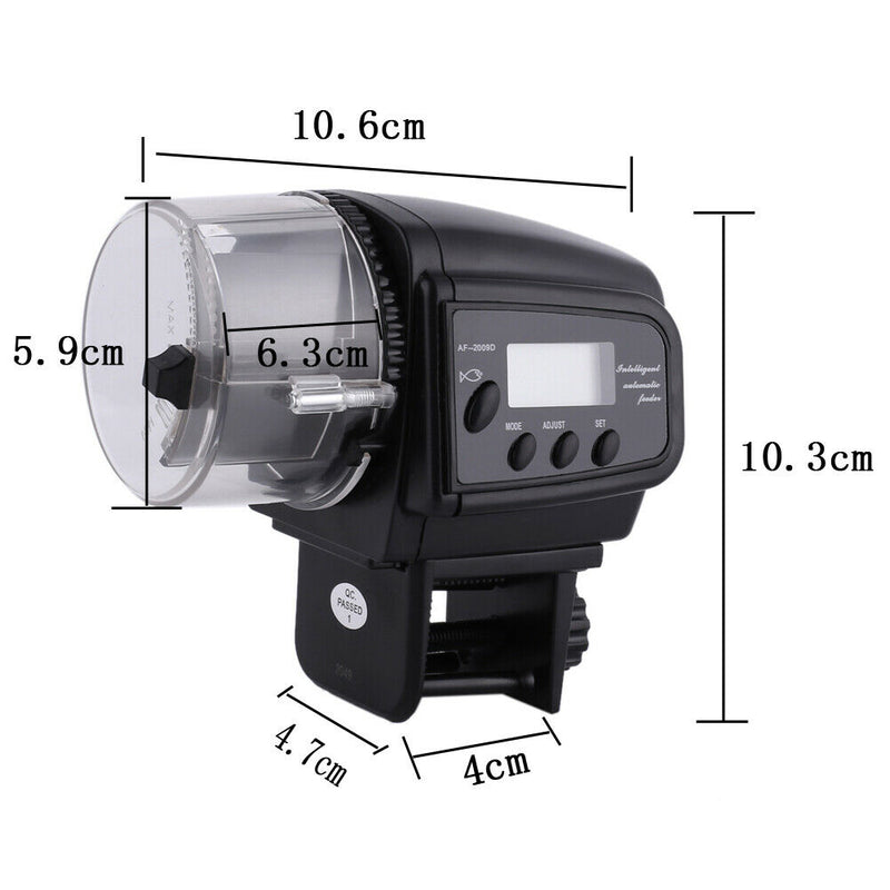 Adjustable Feeder Auto Fish Tank Pond Food Feeding Device Food Dispenser Tool