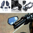 Universal Motorcycle 7/8'' 22mm Aluminum Rear View Side Mirror Handle Bar End
