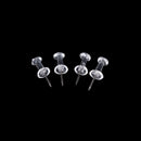 High 40 Pcs Transparent Push Pins Notice Board Map Thumb Tacks Point Bulletin lj