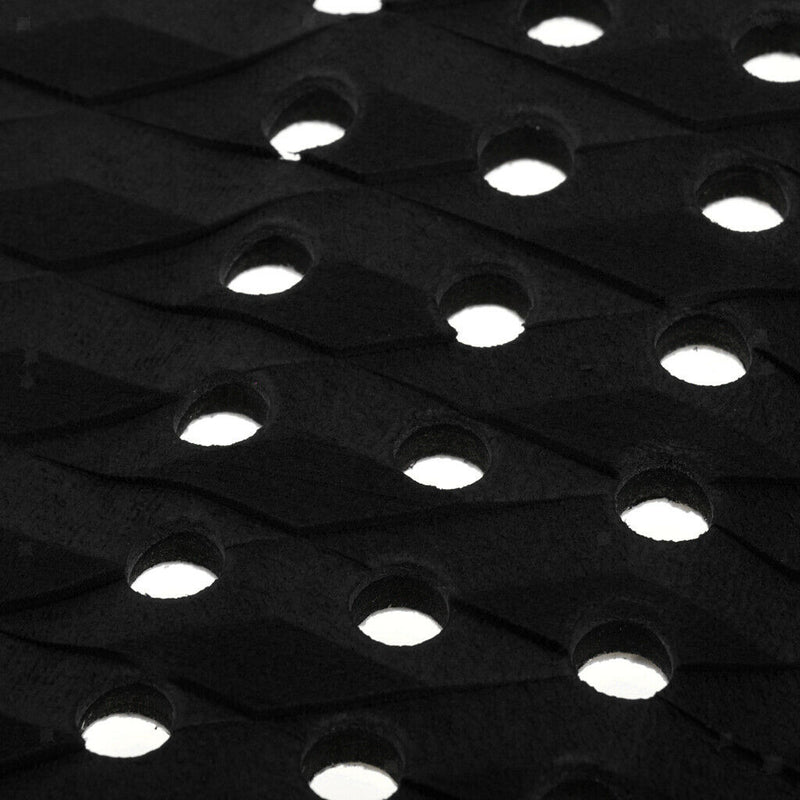 3 Piece BLACK Diamond Surfboard Traction Pad Tail Pad Deck Grip Accessories