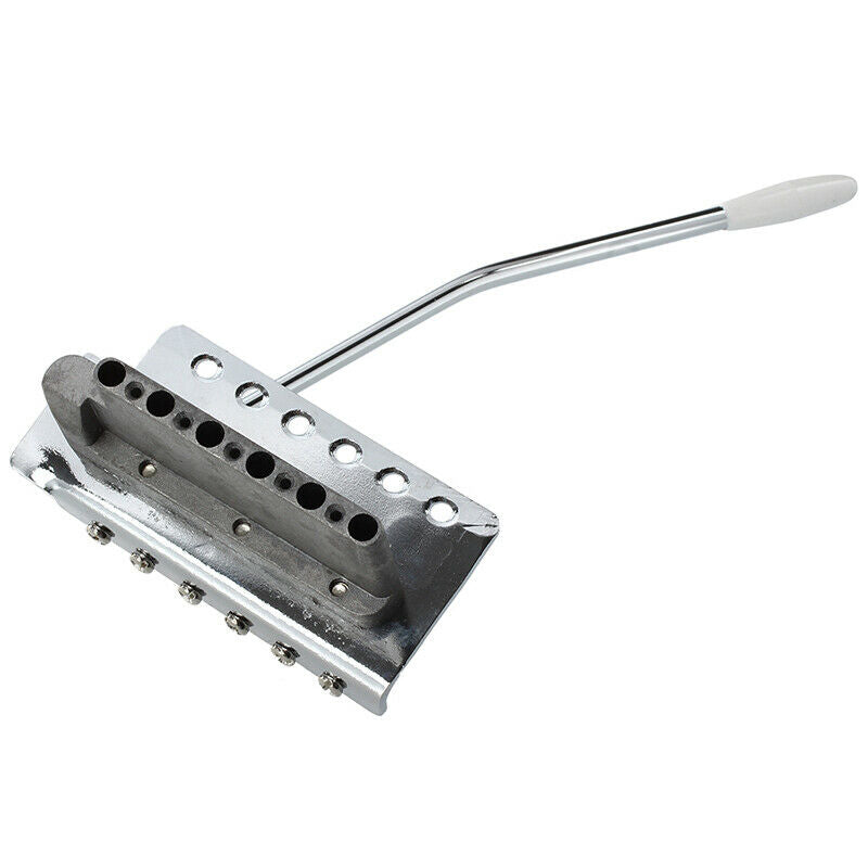 Chrome Tremolo Bridge Guitar Six Strings Single Roll