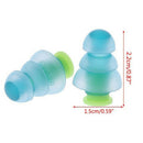 Silicone earplugs noise cancelling reusable ear plugs hearing protection +boxF5