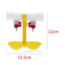 Double Outlet Drinking Hanging Chickens Cups Nipple Drinker Poultry Waterer Feed