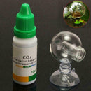 Aquarium Carbon Dioxide CO2 Monitor Glass Ball Drop Tester Checker J7P2