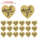 500pcs Heart thank you Stickers Cake Sealing Labels Gift Box Adhesive StickerB&X