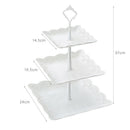 3 Tier Cupcake Display Stand Dessert Tower Fruit Tray For Wedding Birthday  S1I9