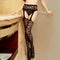 5 Pieces Suspender Socks Garter Thigh High Stockings for Women