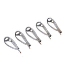 5Pcs Stainless Steel Corrosion resistance Fishing Rod Guide Tip Ring Hook