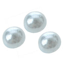 500pcs Half-round Flatback Acrylic for Nail Art Phone Craft Blue