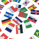 Banner Flag String 21st Russia Football 32 Teams National Flags 20*30cm A7F1