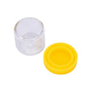 6ML Silicone Container Jar Glass Wax Oil Storage Lid Non-stick Mixed ColoW8 Hn