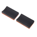 Heavy Duty Motorcycle ATV Dirt Bike Rectangle Front Fork Reflectors - Amber