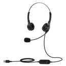 For PC Laptop Office Call Center USB Headset Conference Business With Microphone