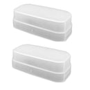 2x Flash Diffuser Softbox Bounce Cap Box For Canon Speedlite 270EX/270EX II