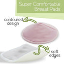 16Pcs Reusable Breastfeeding Pads Washable Organic Bamboo Nursing Cushions 12cm