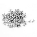 M3 x 6mm Phillips Flat Head Countersunk Bolts Machine Screws 100pcs P4I8