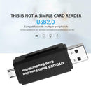 2 in 1 USB OTG Card Reader Flash Drive High-speed USB2.0 Universal Card