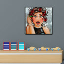 Women 5D diy Full Round Drill Diamond Painting Rhinestone Art Decor (V586)