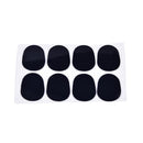 8Pcs 0.8mm Soprano Saxophone Sax Mouthpiece Patches Pad Cushions Black LJLJ