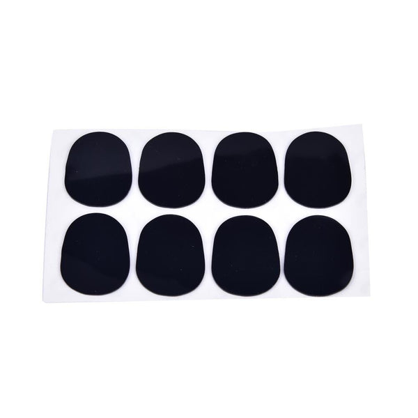 8Pcs 0.8mm Soprano Saxophone Sax Mouthpiece Patches Pad Cushions Black LJLJ