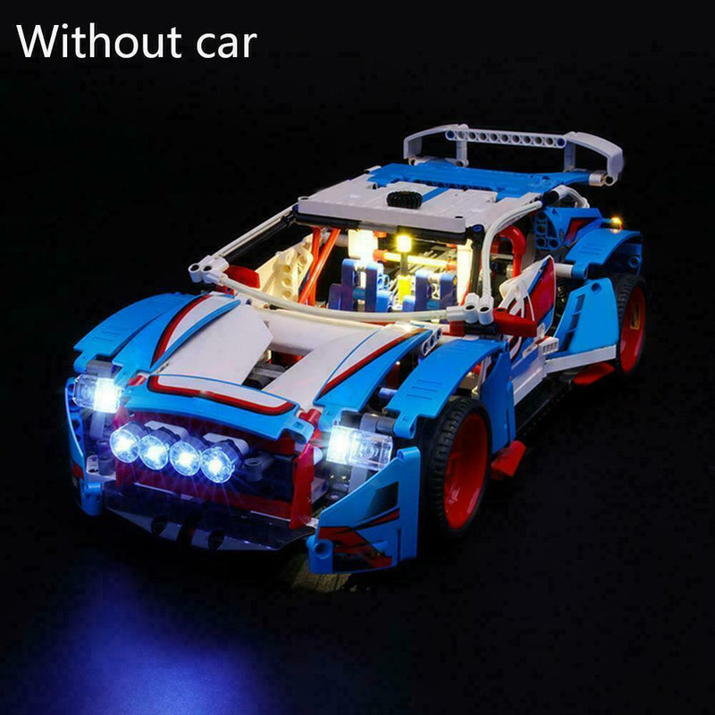 Rally Car Compatible For LEGO Mechanical Group 42077 Lighting LED Set Light O1O8