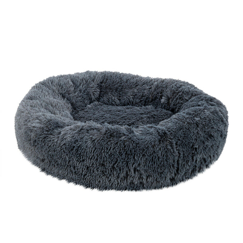 Kennel Round Foldable Nest for Small Pet Plush Warm Pet Cushion Pet Accessories