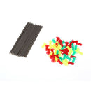 50pcs arrows blow darts/needls suitable for blow length 10cm random color  Z