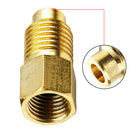 R12 To R134a Fitting Adapter 1/4" Female Flare With O-ring X 1/2" Acme Male New
