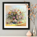 5D DIY Full Round Drill Diamond Painting Flower Bouquet Cross Stitch Decor A
