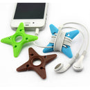 10Pcs Darts Star Cable Winder Earphone Organizer Wrap Wire Holder Organizer ME
