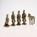 8cm 5 Pieces Terracotta Army Qin Terra Cotta Warriors Figures Handicrafts Best