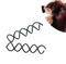 12pcs Black Useful Spiral Spin Screw Bobby Pin Women Hair Clip Twist Barrette