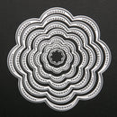 7Pcs/Set Flower Circles Metal Cutting Dies Stencils DIY Scrapbook A