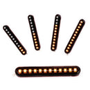 Switchback Car DRL 12 LED Light Strip Tube Sequential Turn Signal Lights CoolOZ