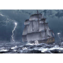 5D DIY Full Drill Diamond Painting Thunder Ship Cross Stitch Embroidery Kit