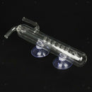 Aquarium   Tank Glass CO2 Monitor with Spiral Bubble Counter 1.6inch Dia.