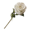 9x Artificial Flannel Rose Flower Bridal Party Home Room Floral Decor White