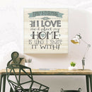 Full I Love Home Mosaic Diamond DIY Drill 5D Round Picture Art Painting Kit